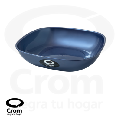 Plato Hondo Cuadrado Plástico 100 ml