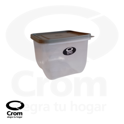 Hermético Cuadrado Plástico 1380 ml – Conservación Segura